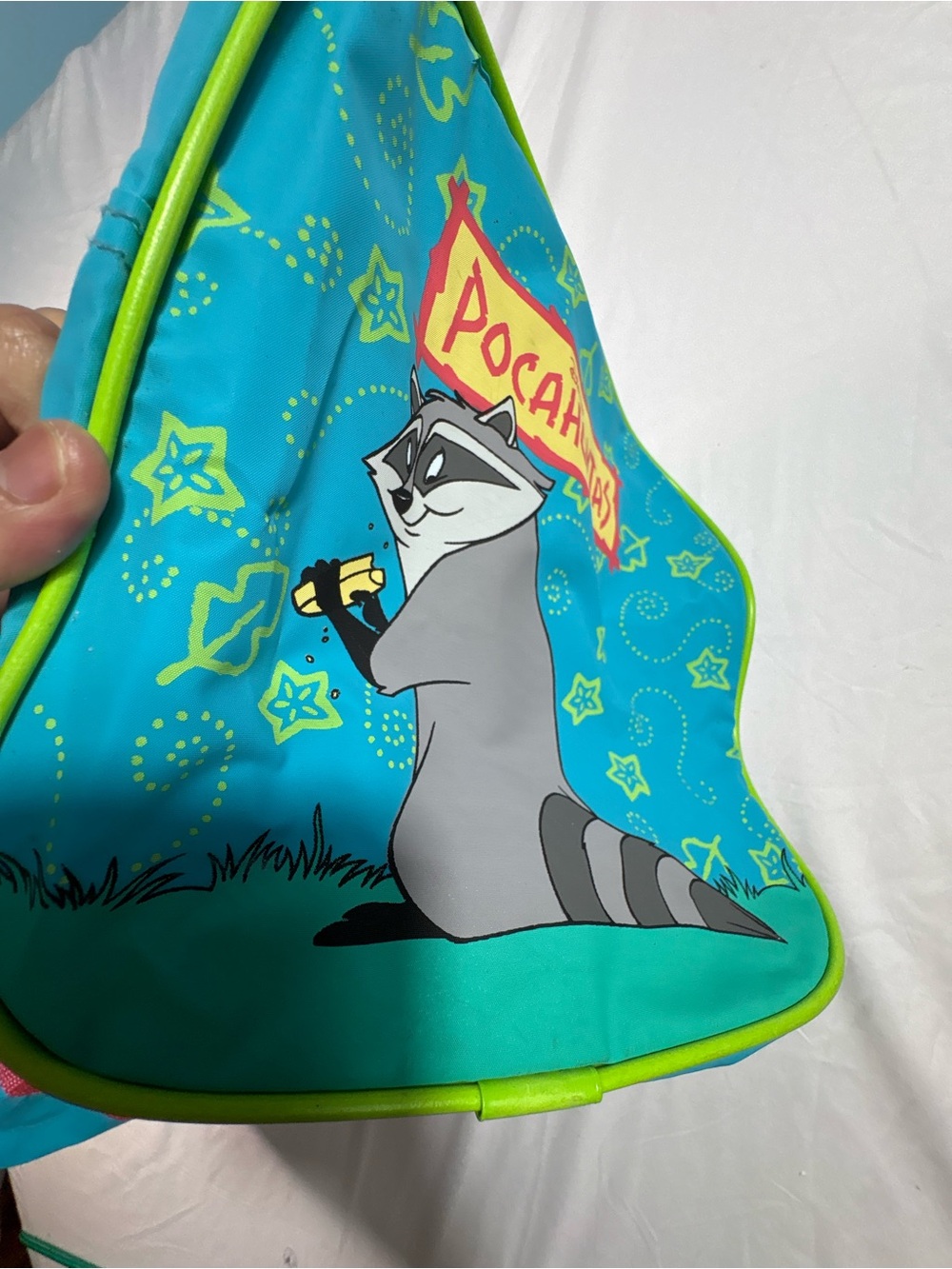 Rare 90s Disney by Ero Ind. “Pocahontas” duffel travel bag no strap. - Picture 12 of 16